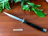 Frank Beltrame 13" Swivel Release Flat Grind ~ Black Bone Stiletto