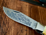 Case XX 5172 SSP Clasp ~ 1977 Stag Blue Scroll ~ Vintage