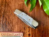  Parker Cut Co. "Wildcat" Mother of Pearl Lockback ~  Vintage 1980`s