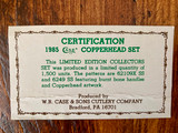 Case XX Limited Edition Copperhead Set ~ Vintage 1985