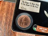 Case XX 2nd Amendment "Right to Keep and Bear Arms" Commemorative Trapper Set  ~ 2008