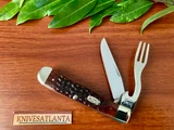 Case XX Jigged Bone Hobo Knife Gift Set ~ Vintage 2000