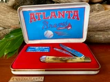 Case XX  Atlanta Braves National League Champions 1993 Stag Trapper  ~ Serial # 002 ~ Rare !