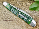 Great Eastern Cutlery Tidioute Tractor Green Jig Bone