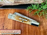 Case XX 62005 RAZ "One-Arm/Razor"  Butternut Rodgers Jigged Bone ~ Vintage 1996