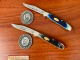 Case  XX "The Generals" Civil War Commemorative Knife Set ~ Vintage 1987