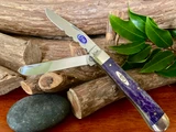 Case XX 6254 Trapper  Blue Appaloosa Bone ~  Serrated ~ 2014