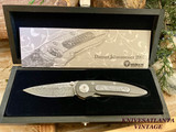 Boker 2007 Damascus Folder with 2.9" Blade & Titanium Handle  112007DAM