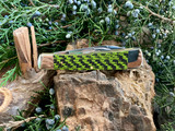 Case Green & Black Carbon Fiber Weave Smooth Gunstock 50715