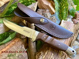 Boker Vollintegral XL 2.0 Fixed 5.75" Satin Blade, Guayacan  Wood Handles  