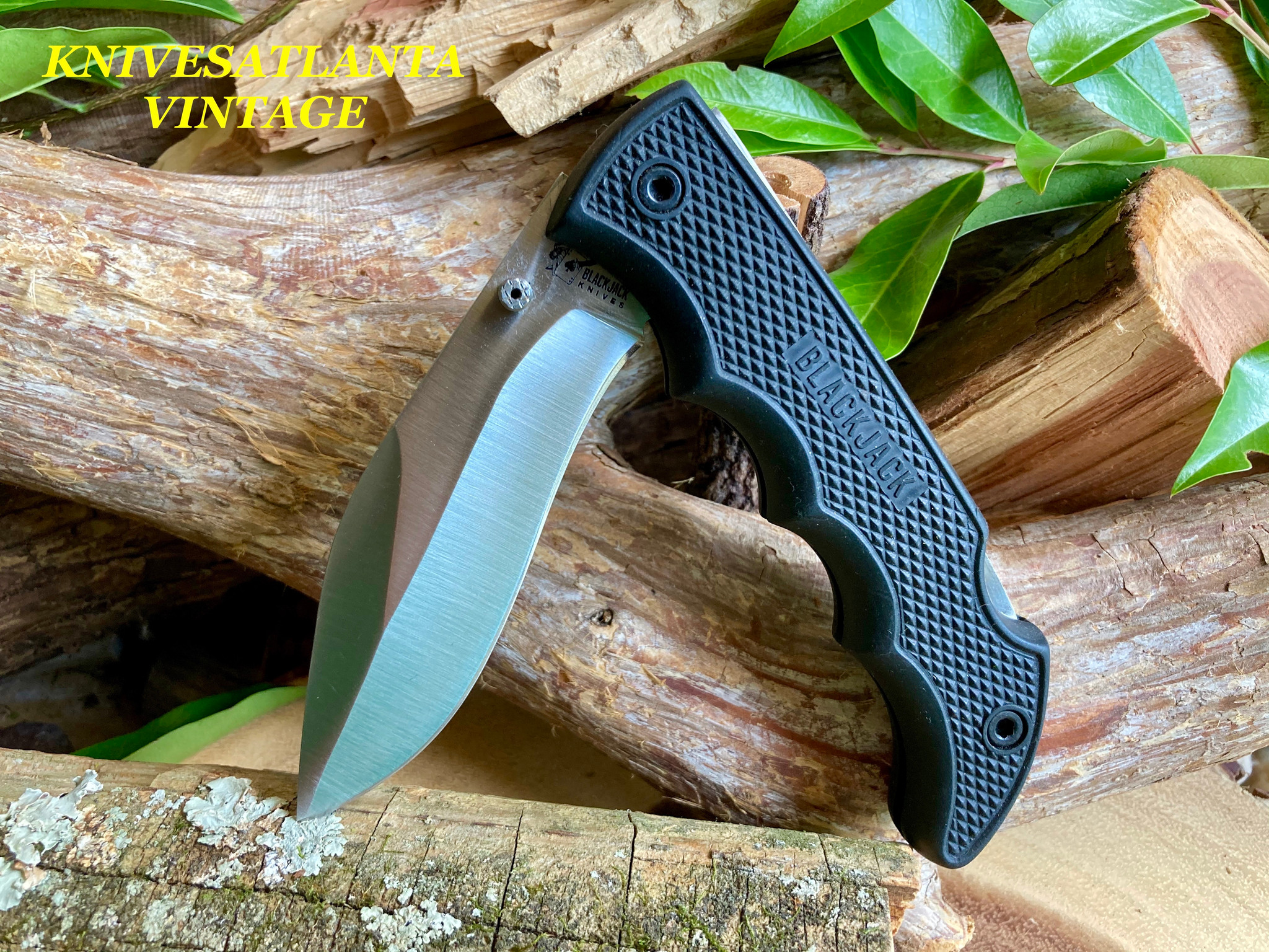 BlackJack Knives FK-1 Japan Folding Kukri Lockback Knife ~ Vintage