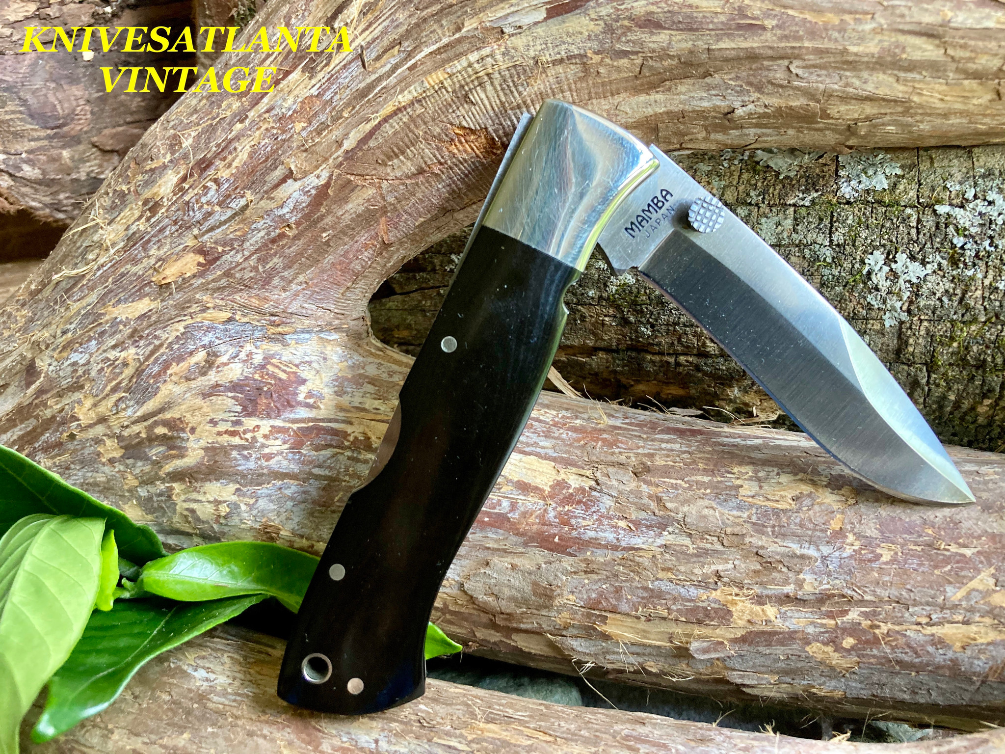 Blackjack knives Micarta Folding Mamba Vintage