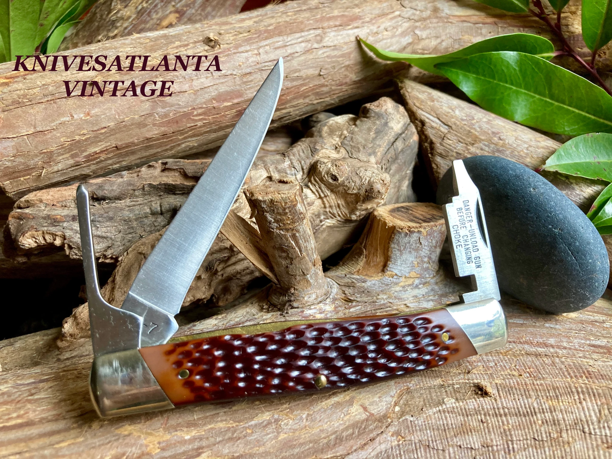 Remington R7 Remington UMC USA R7 Delrin Turkey Hunter Knife with Choke Blade ~ Vintage