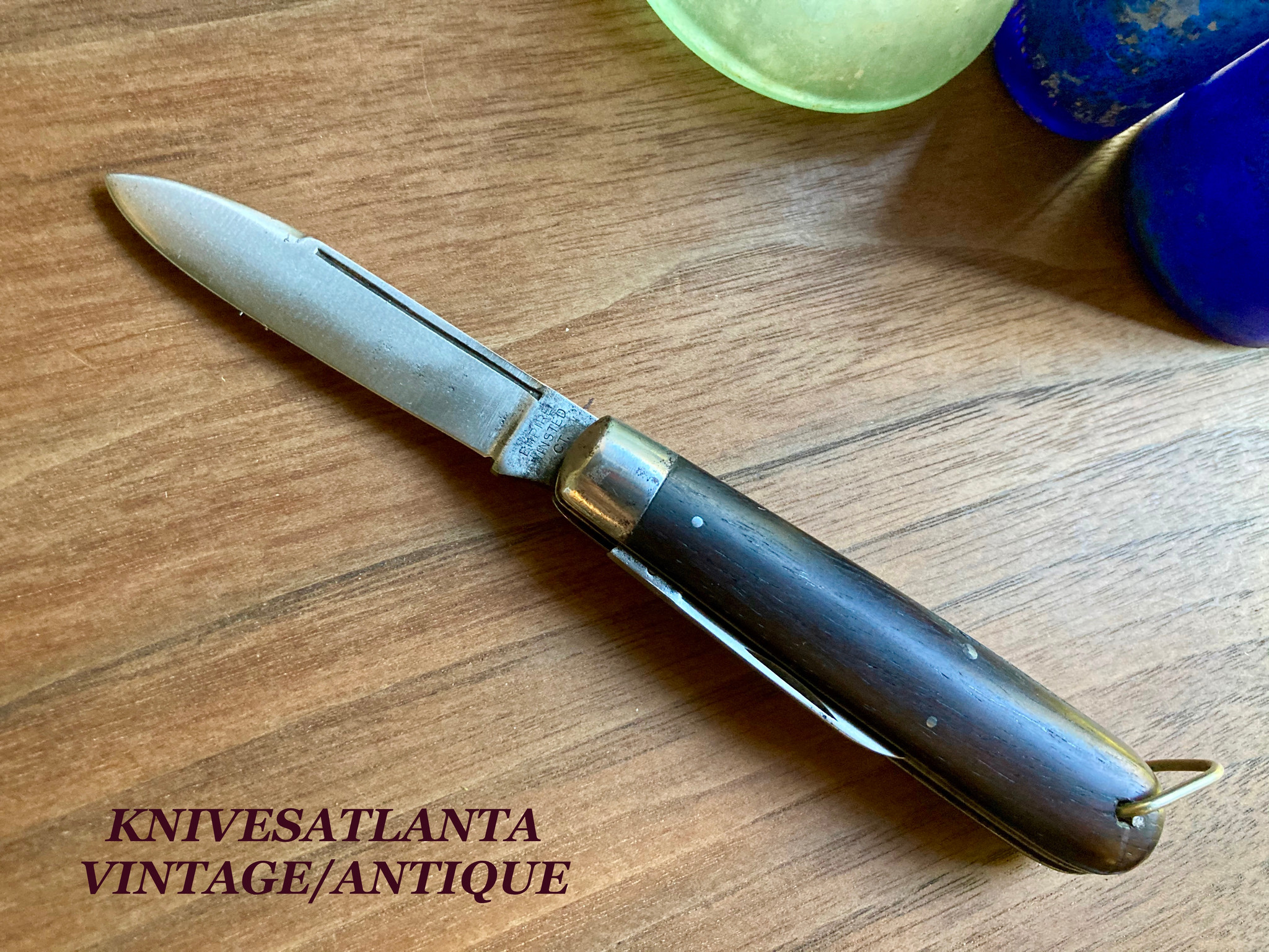 Empire Westfield CT USA ~ Wood ~ 2-Blade ~ Antique