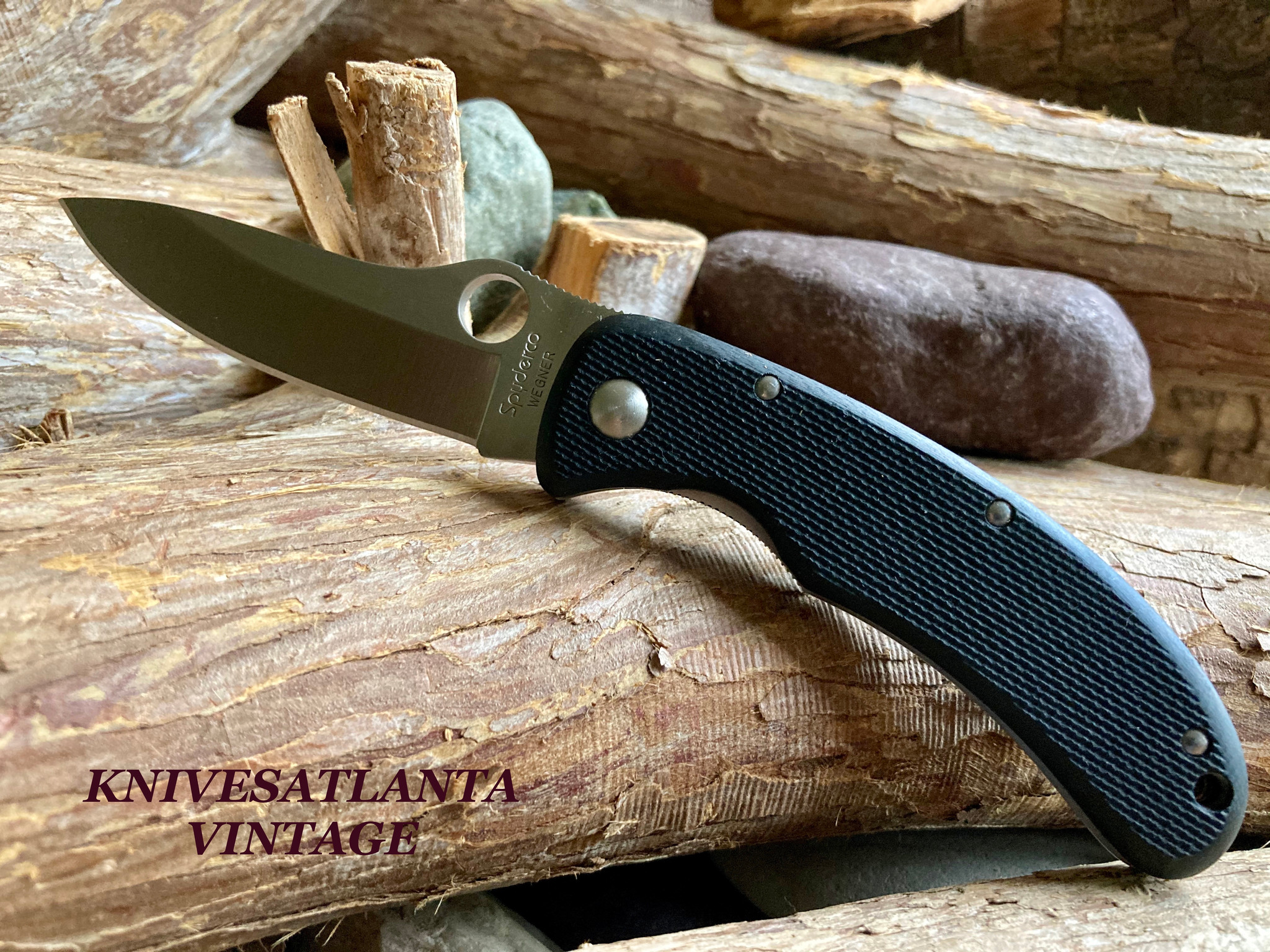 Spyderco Wegner Jr C49 ~ Vintage 