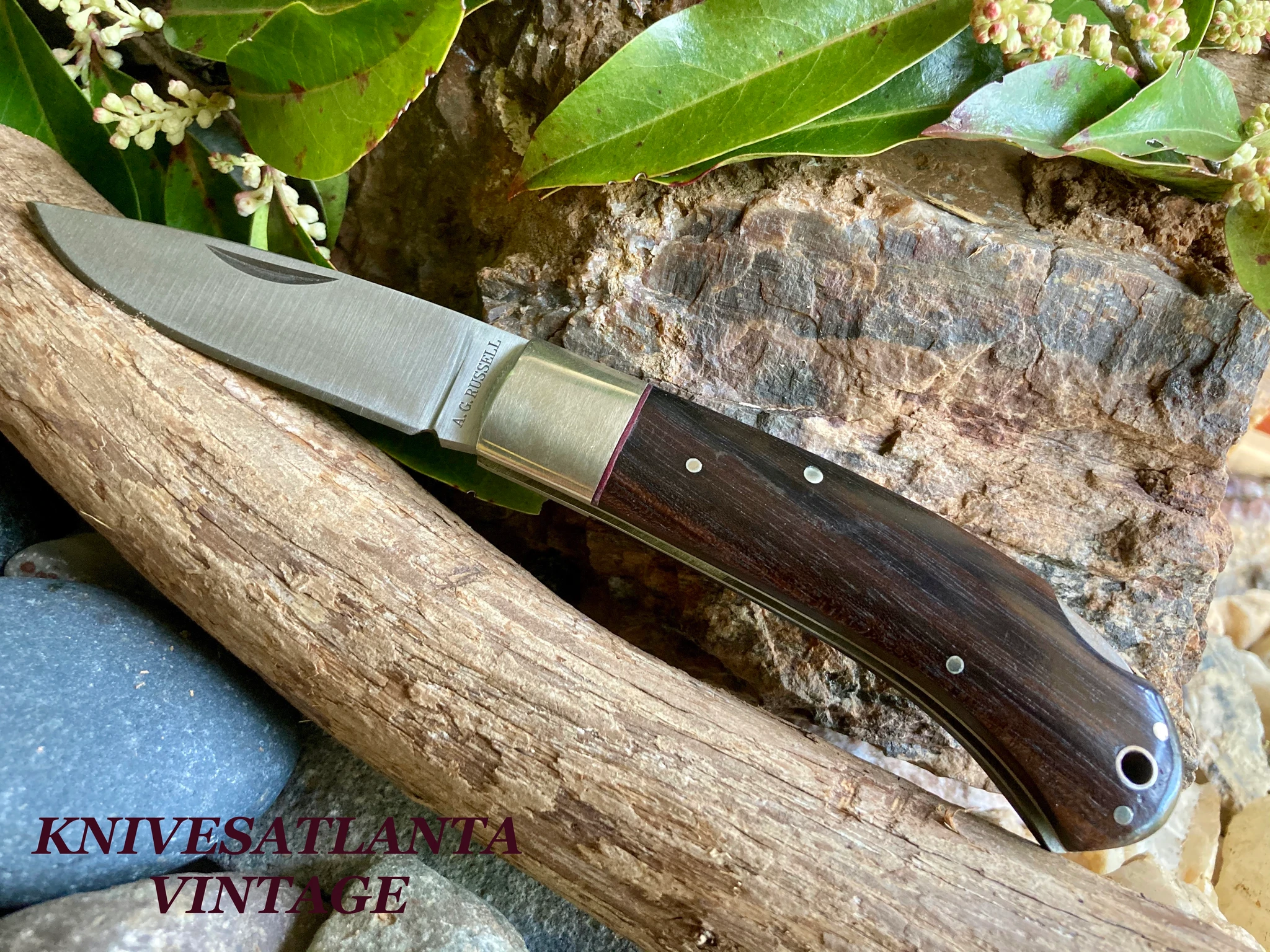 A.G. Russell Lock Back Cocobolo ATS-34 Seki Japan