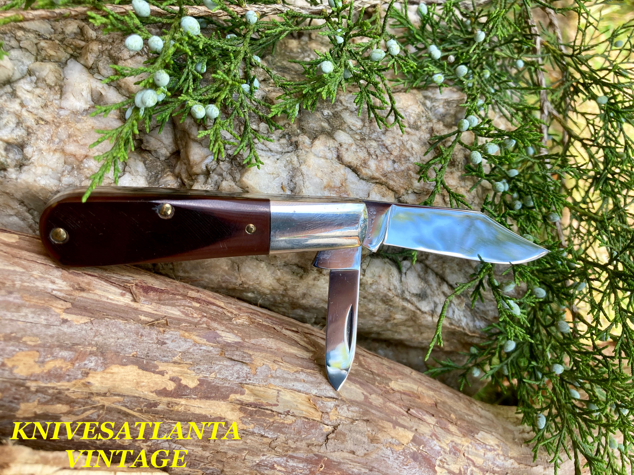 Case XX USA 8 Dot 1972 Delrin 62009 Barlow Knife ~ Vintage