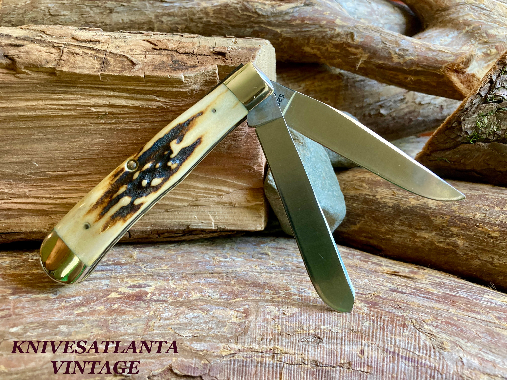 Case XX Stainless USA 4 Dot (1976) Stag 5254 SSP Razor Edge