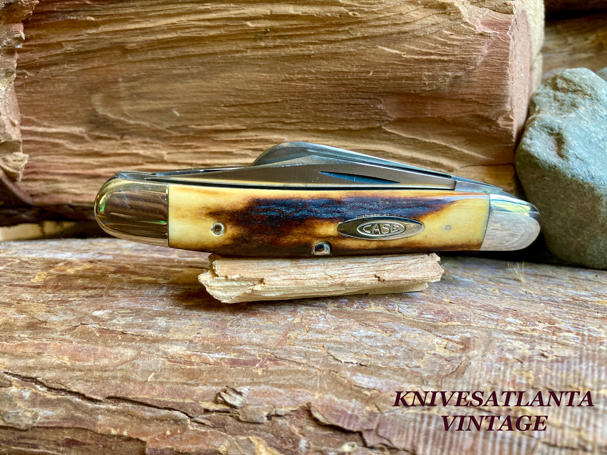 けーさむ Case XX Stainless USA 4 Dot (1976) Stag 5347 HP SSP Razor