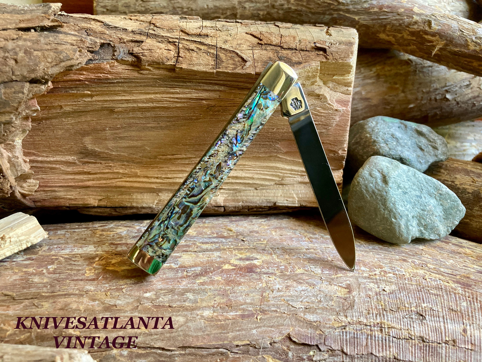 Case Brothers ~ Paua Pearl Doctors Knife ~ Pattern # 8185 SS ~ Vintage