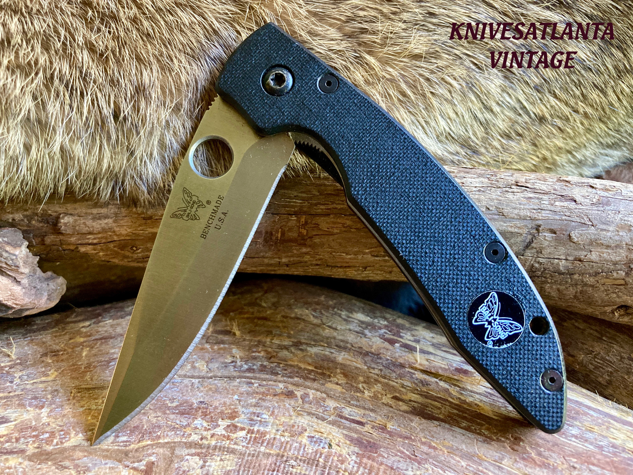 Benchmade USA 812 Small Folding Pocket Knife Vintage Rare