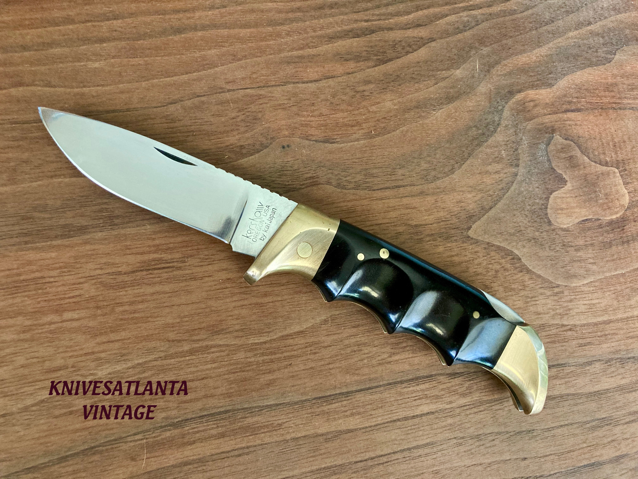 Kershaw 1050 Oregon USA by Kai Japan Lockback Knife ~ Vintage Kershaw 1050 Oregon USA by Kai Japan Lockback Knife ~ Vintage