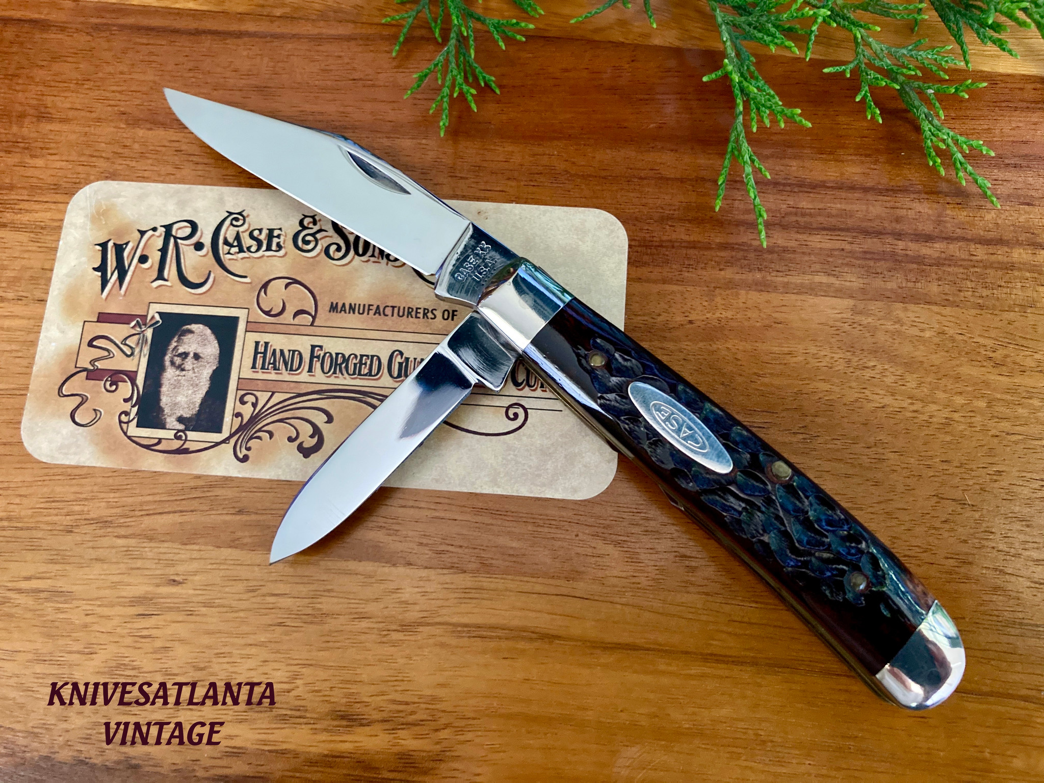 Case XX USA 5 Dot (1975) Bone 6207 Mini Trapper Knife ~ Vintage