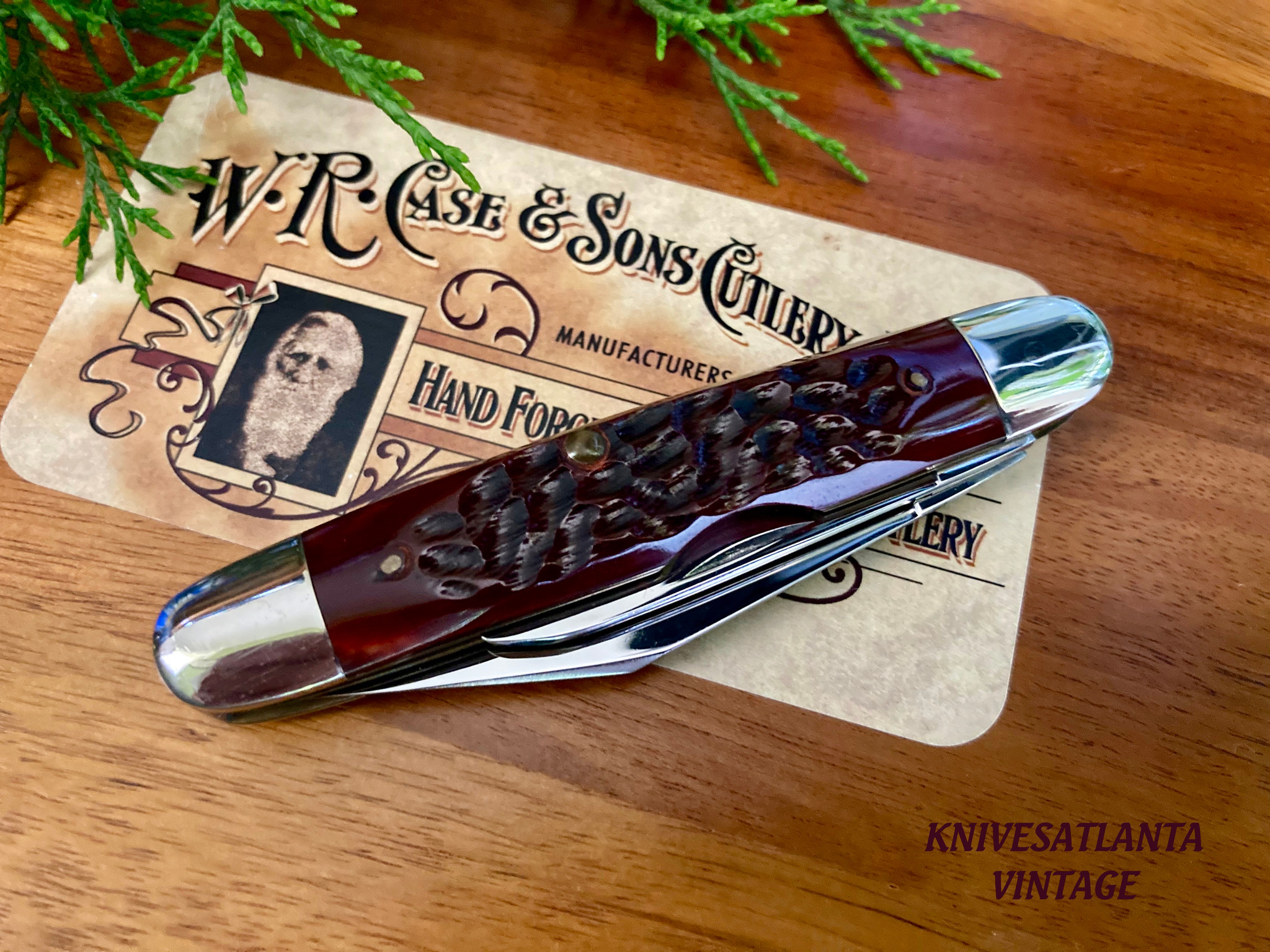 Case XX USA 7 Dot 1973 Bone ~ 62055 Medium Cigar Jack Knife