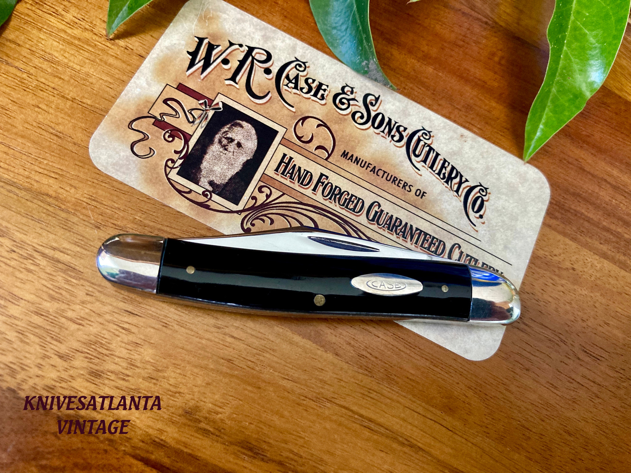 Case XX USA 087HE 8 Dot 1972 Slick Black Stockman ~ Vintage