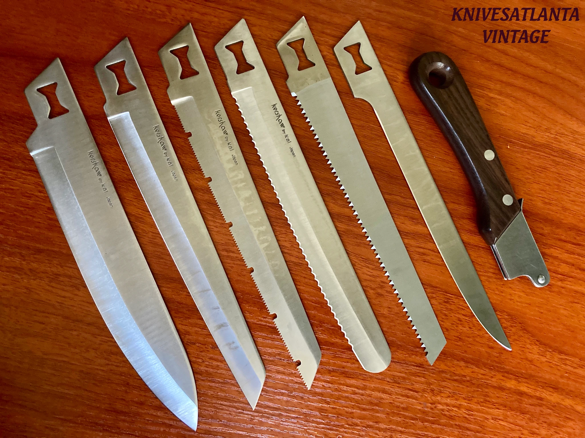 Kershaw Kai 1099 Seki Japan ~ 6 Blade Trader ~Kitchen Fillet 