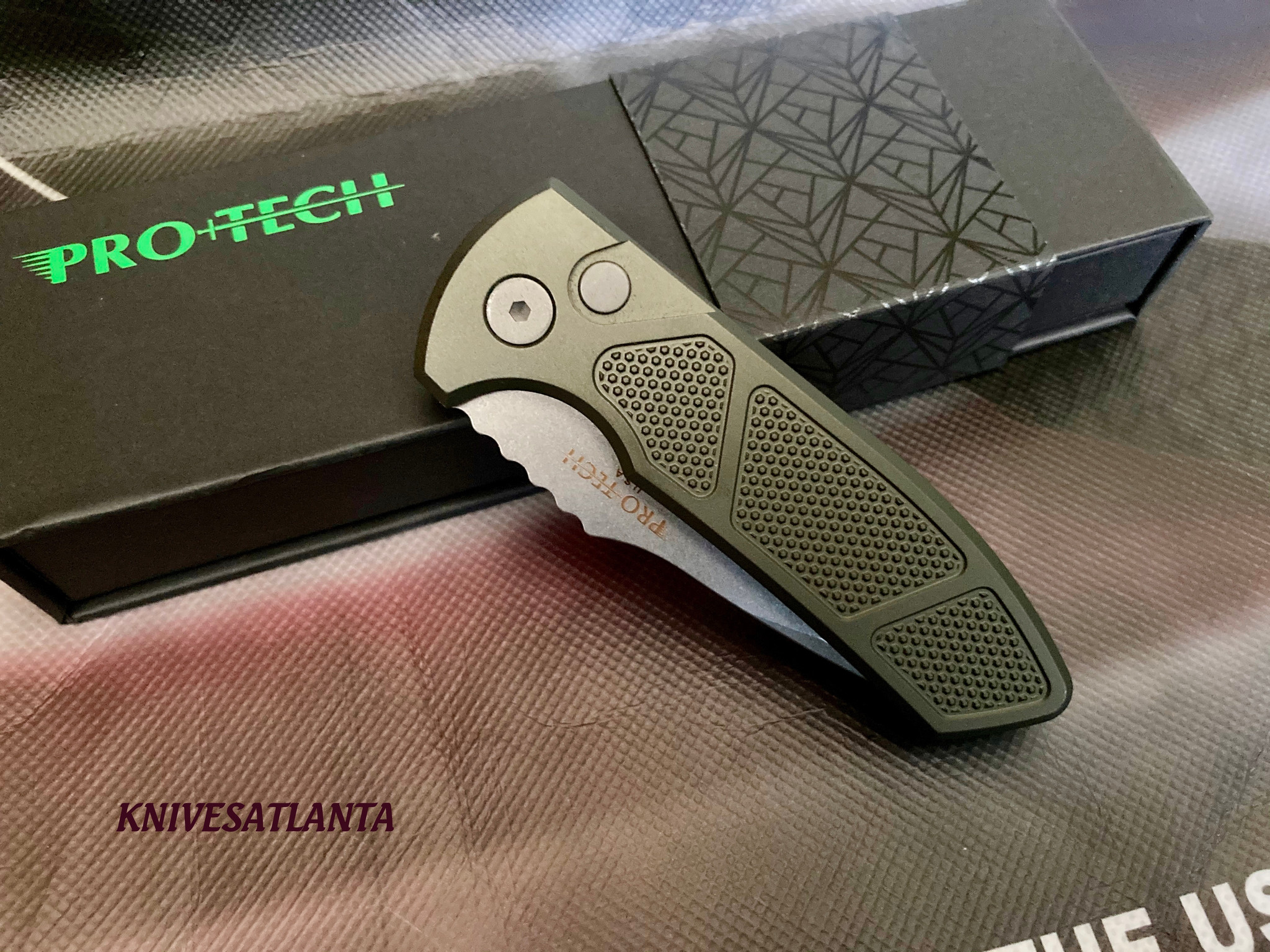 Protech Short Blade Rockeye (SBR) - Green