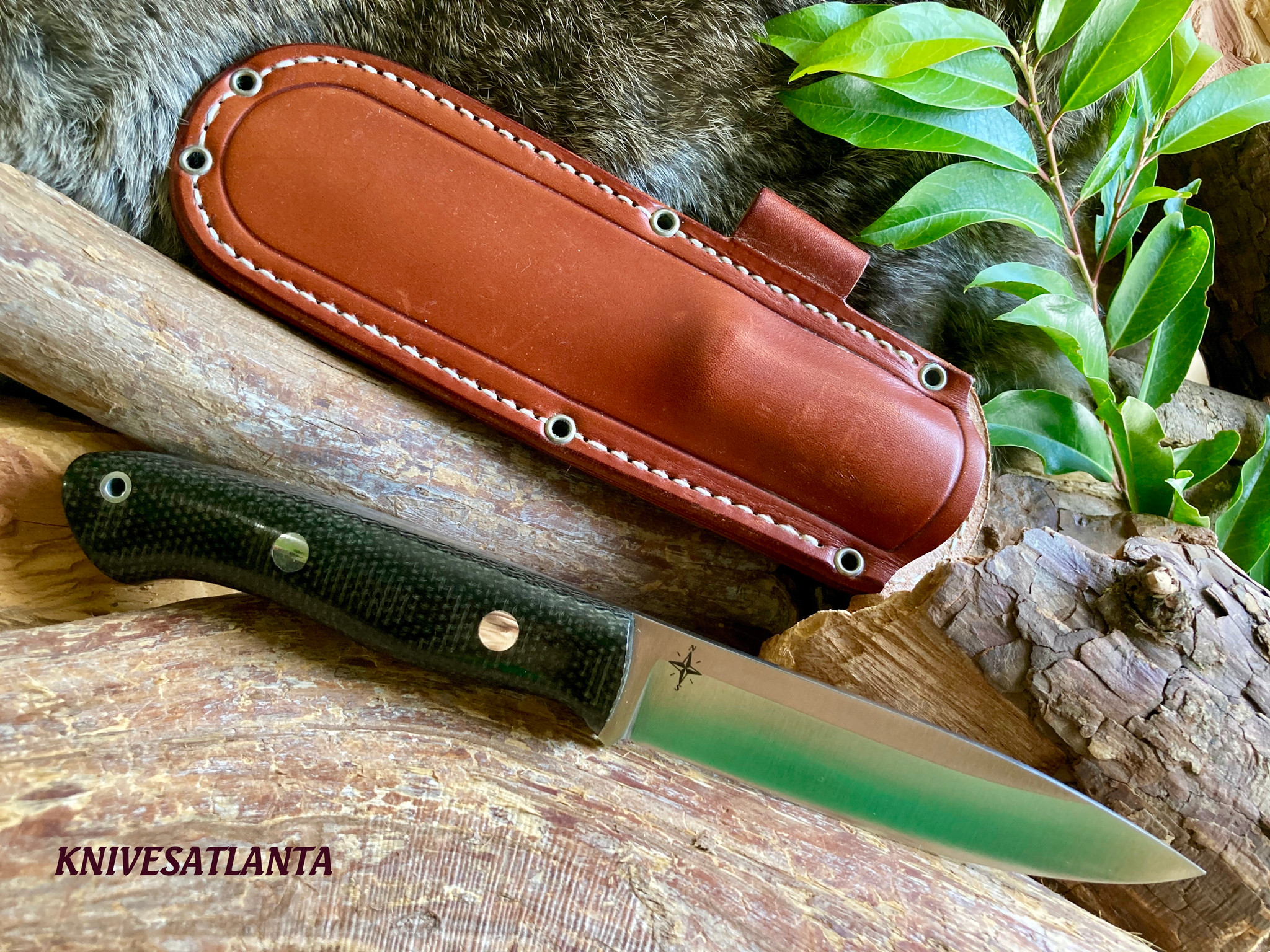 BARK  KNIVES  オーロラ Bark River Knives: Aurora - CPM MagnaCut - Coyote Brown G-10