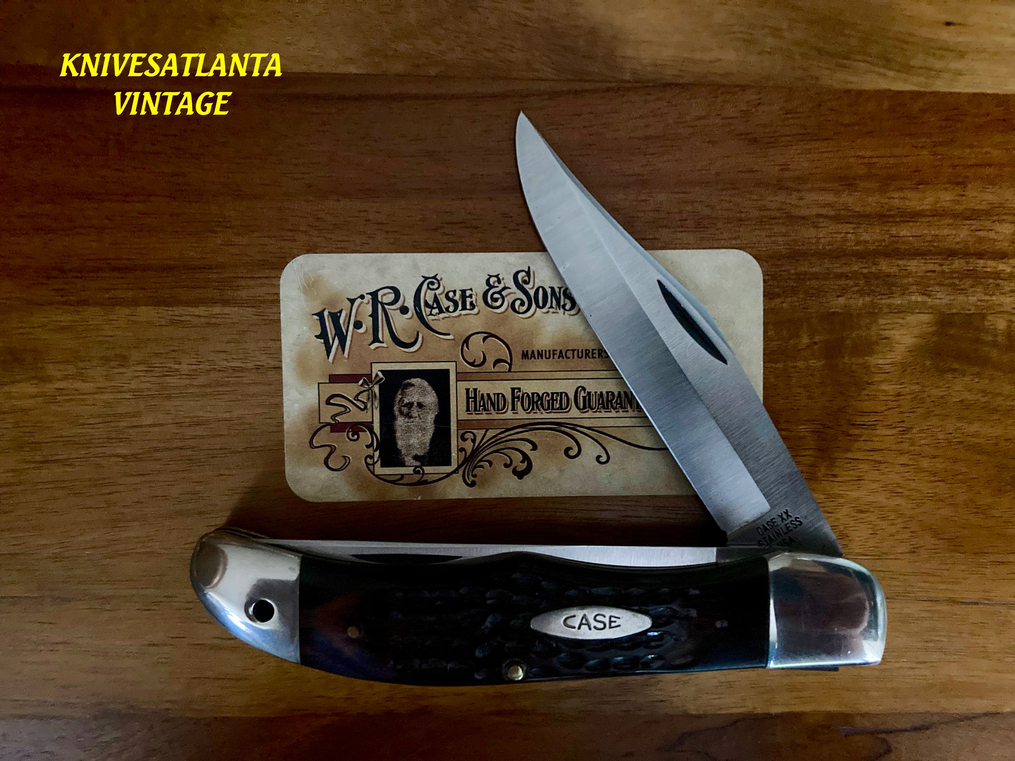 あページ Case XX Stainless USA 2 Dot (1978) Wood 6265 SAB SS Folding