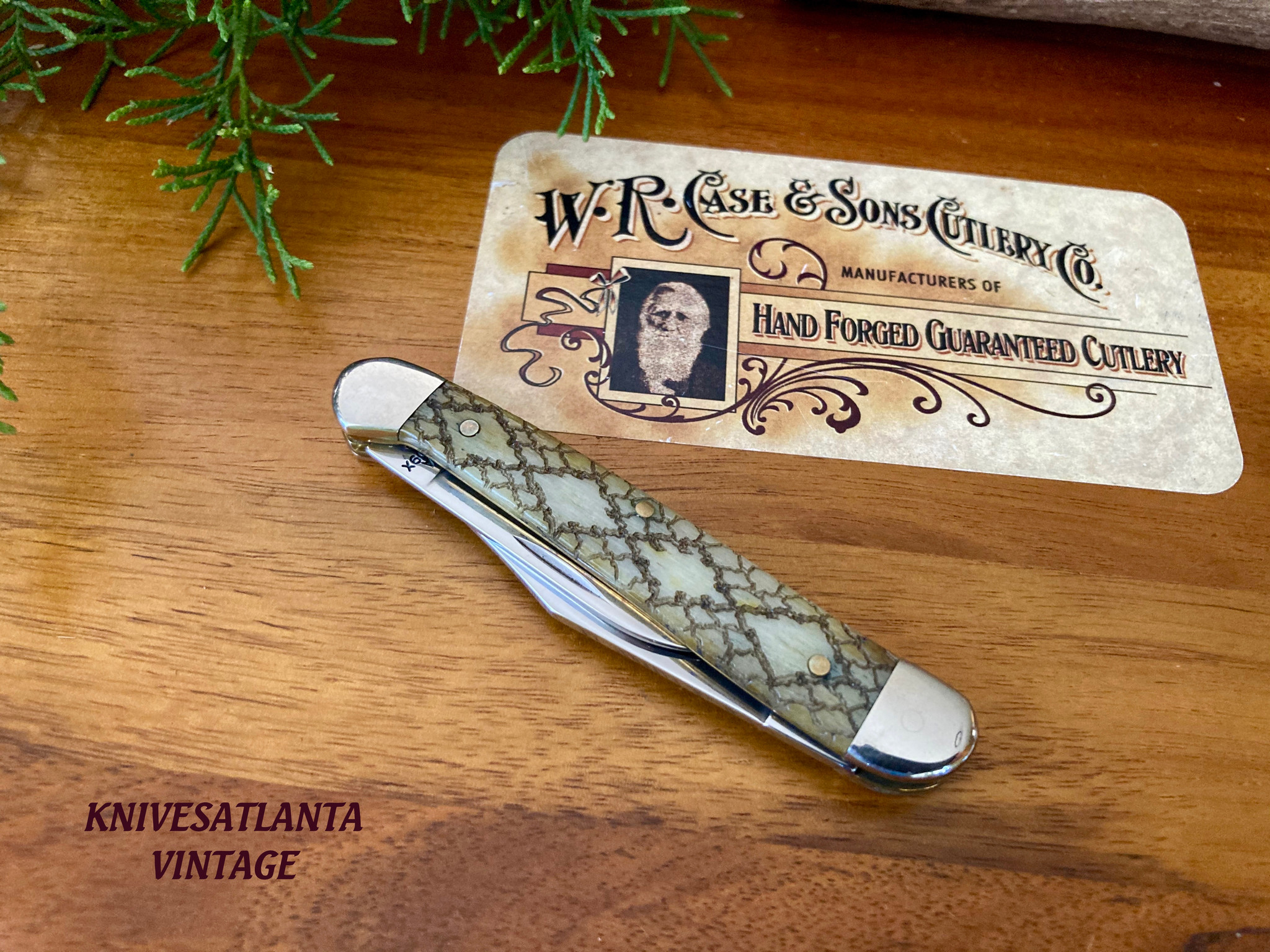 Case XX 2006 Rattle Snakeskin ~ Mini Copperhead ~ Vintage