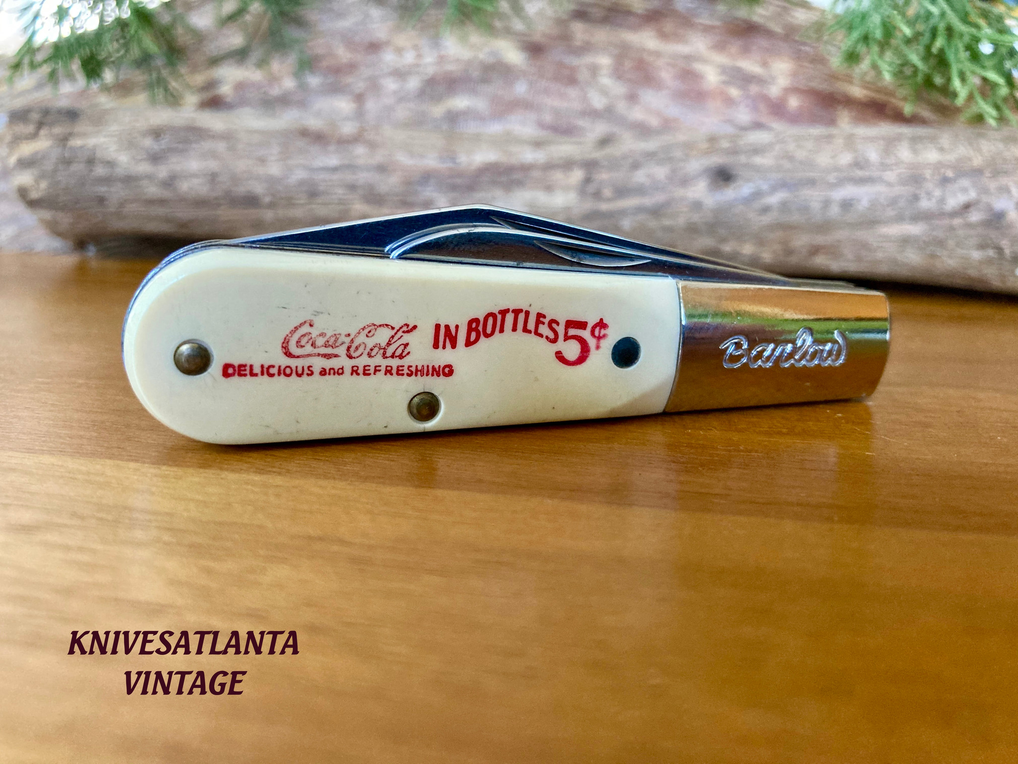 Colonial ~ Coca Cola Barlow Knife ~ Vintage