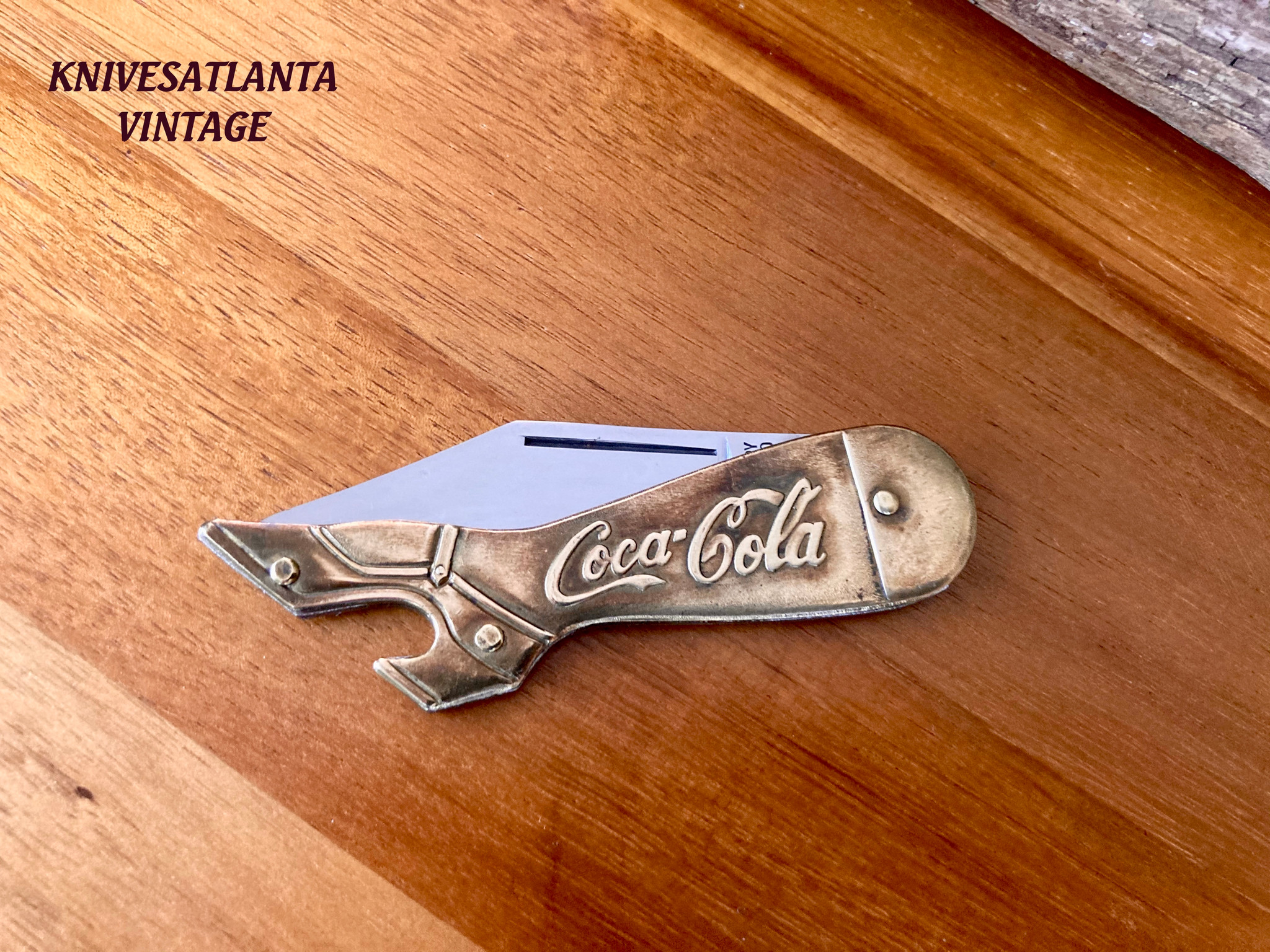 Taylor Cutlery ~ COCA COLA Leg Knife ~ Vintage