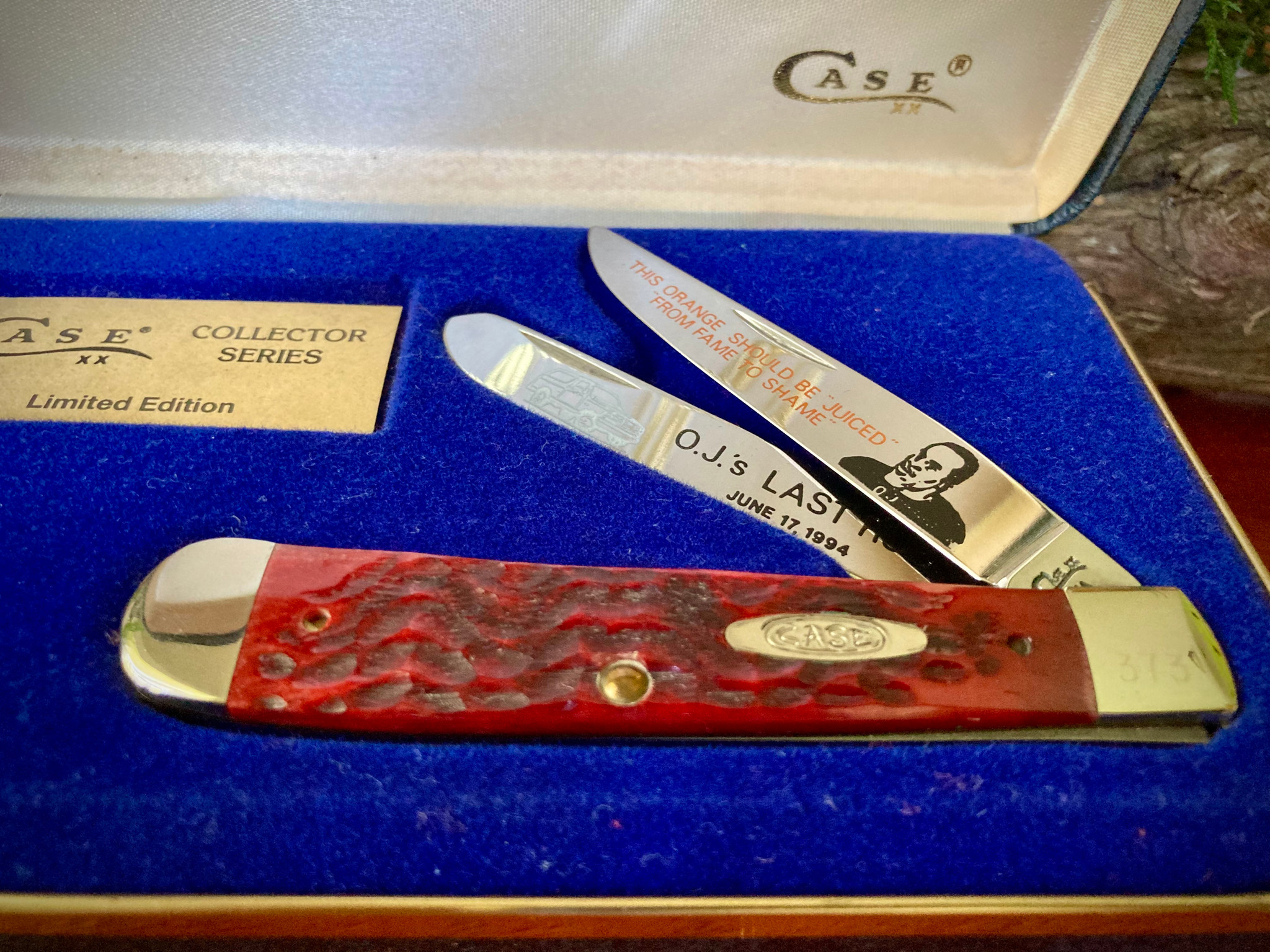 Chris Cutler BOX(日本盤、完品) Case XX Razor Jack 79417 Russell Jig Brown Bone Stainless Steel