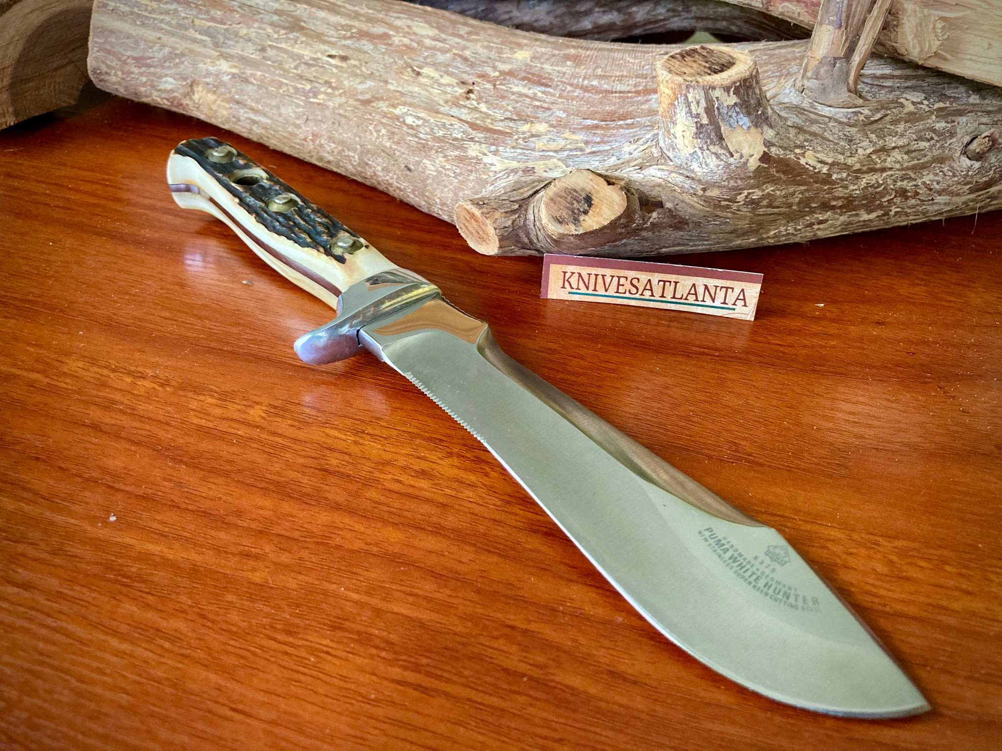 Puma White Hunter 6375 ~ Vintage 1979