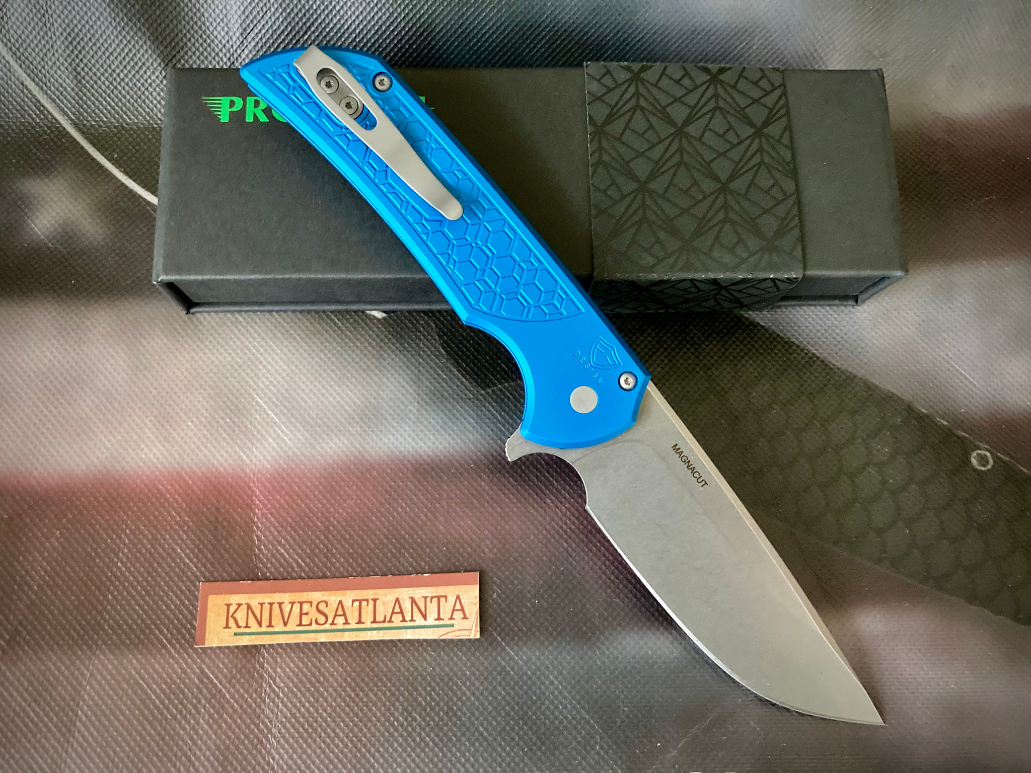 Protech Mordax ~ MX105-Blue Gridlock