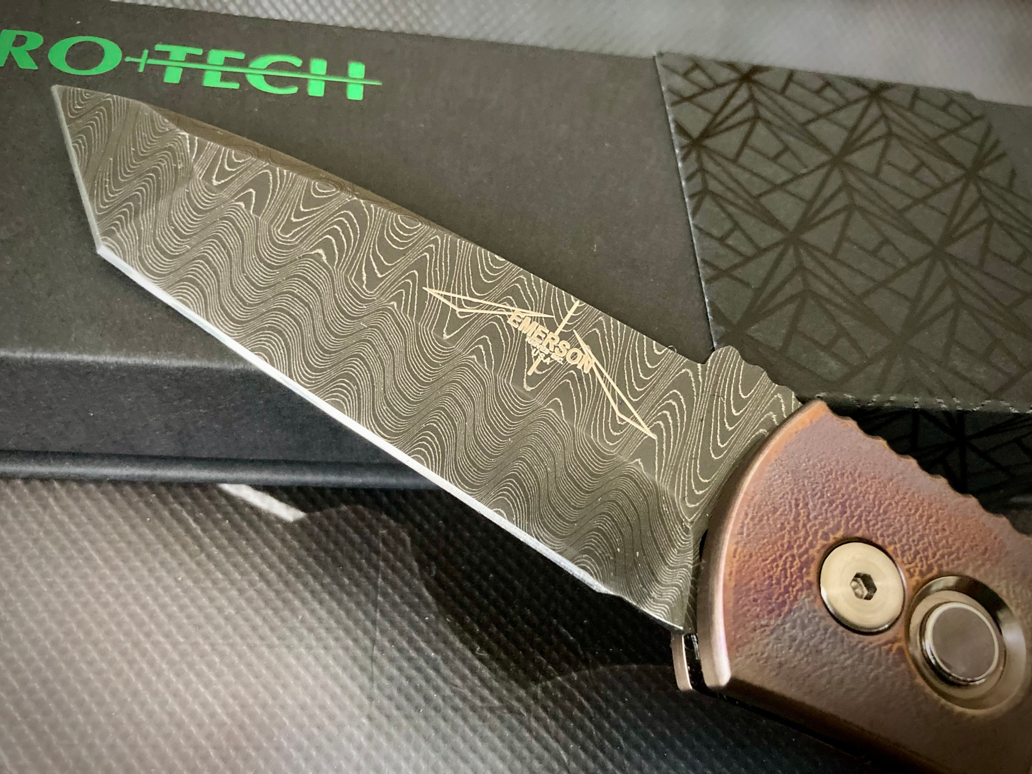 PROTECH 2025 EMERSON CQC7 CUSTOM 002 AUTO ~ NICHOLS DAMASCUS