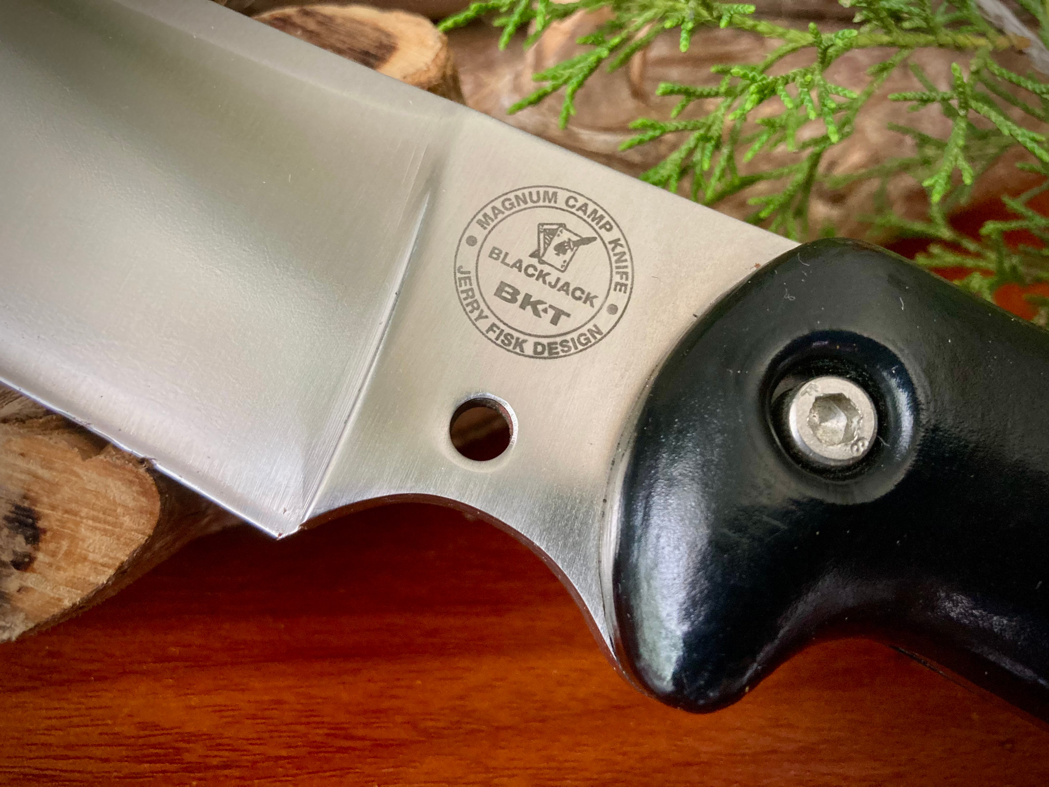 BLACKJACK BK&T MAGNUM CAMP KNIFE ~ JERRY FISK DESIGN ~ Vintage