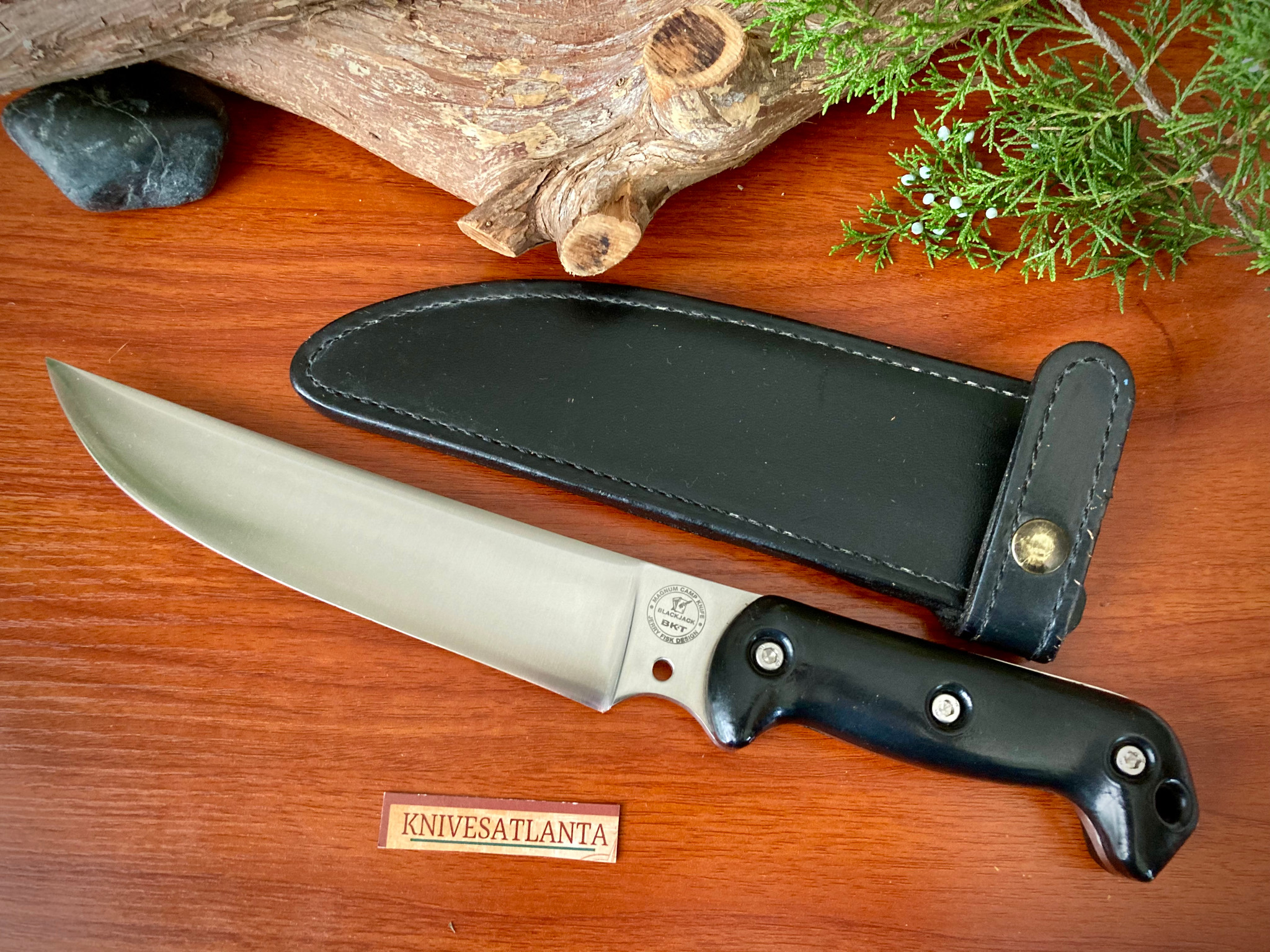 BLACKJACK BK&T MAGNUM CAMP KNIFE ~ JERRY FISK DESIGN ~ Vintage