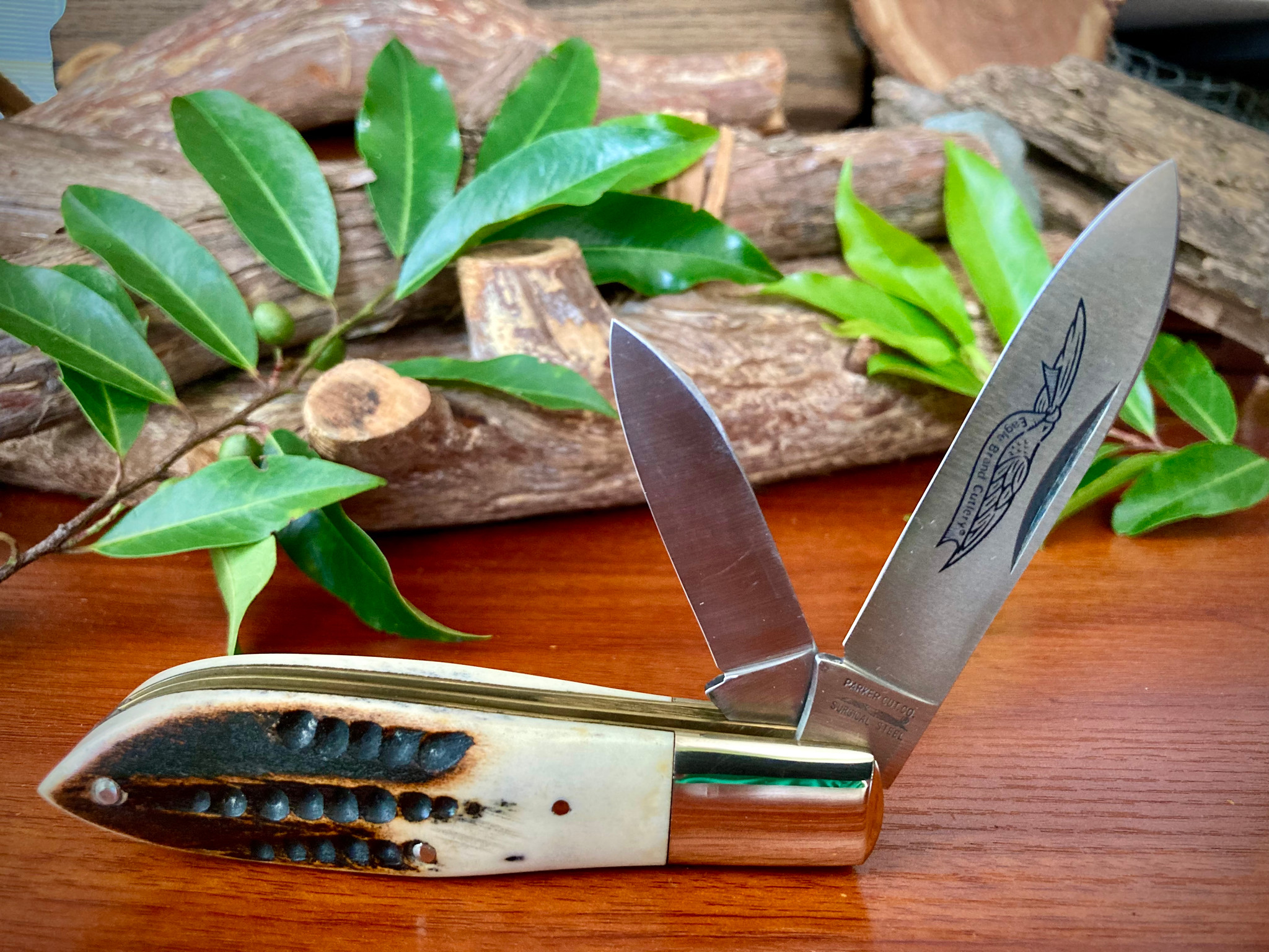 PARKER CUT ナイフ Vintage Parker Cut Co Knife Weapon Single