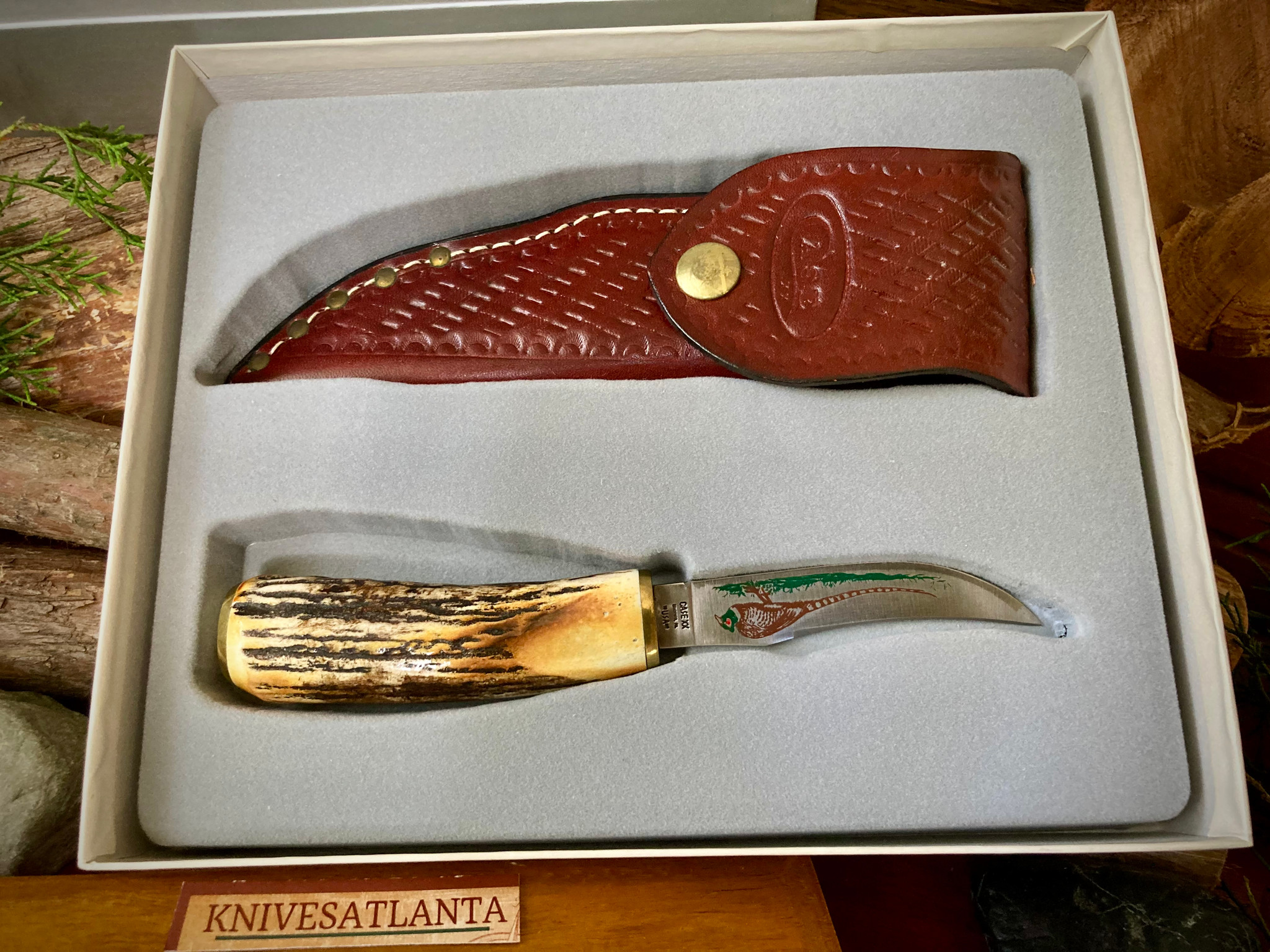 Case XX USA Stag 523-3 1/4 SSP Small Game Fixed Blade ~ Vintage
