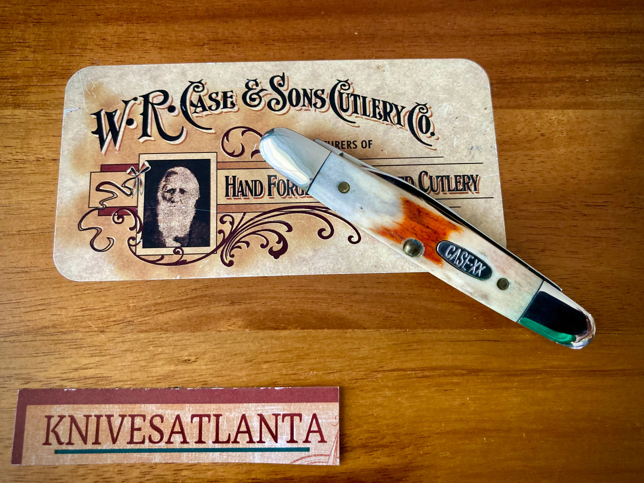 【直筆サイン入り】タケカワユキヒデ DOUBLE STANDARDS 2枚セット CASE XX DWIGHT EISENHOWER PEN KNIFE ~ RED STAG ~ Vintage 1996