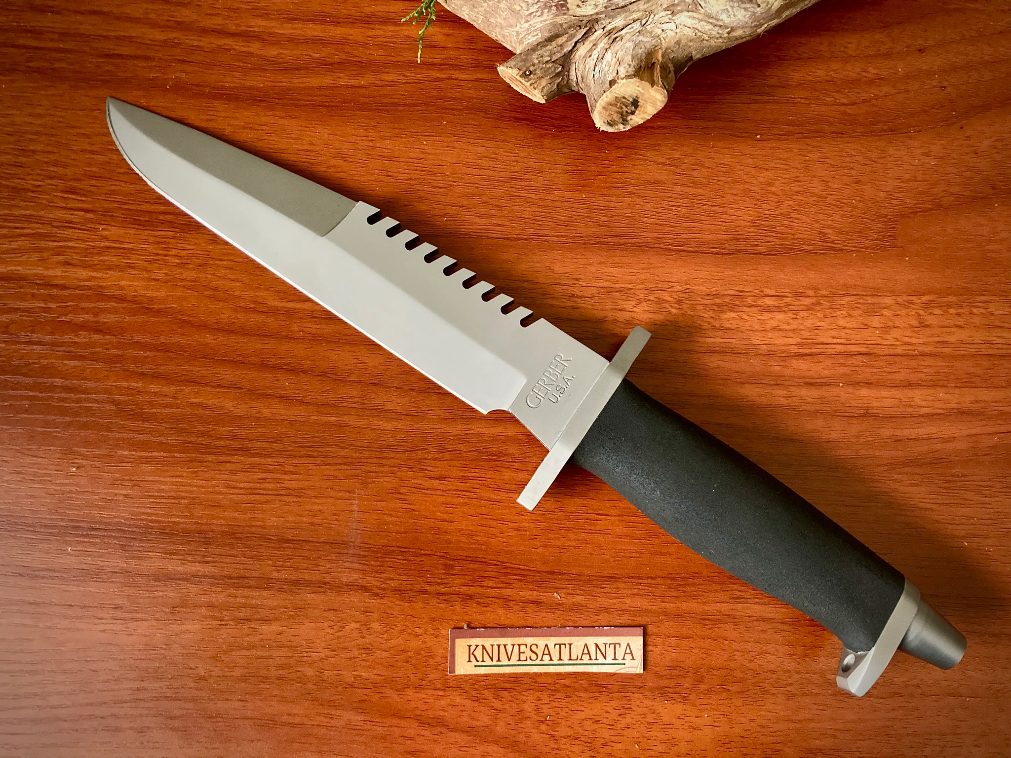 GERBER BMF KNIFE WITH SILVA COMPASS ~ Vintage