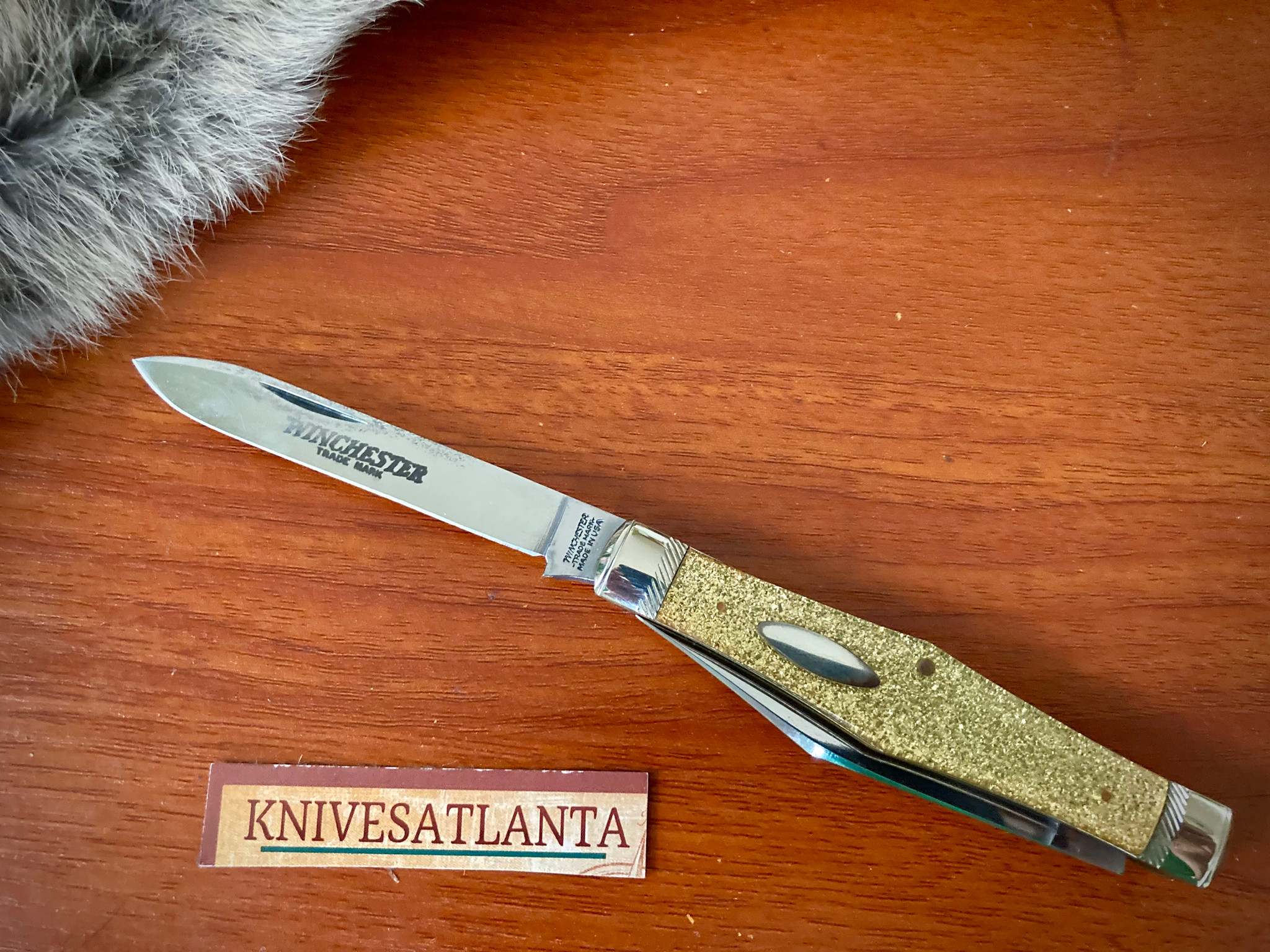WINCHESTER W 15 2967 GOLDSTONE MOOSE KNIFE ~ Vintage