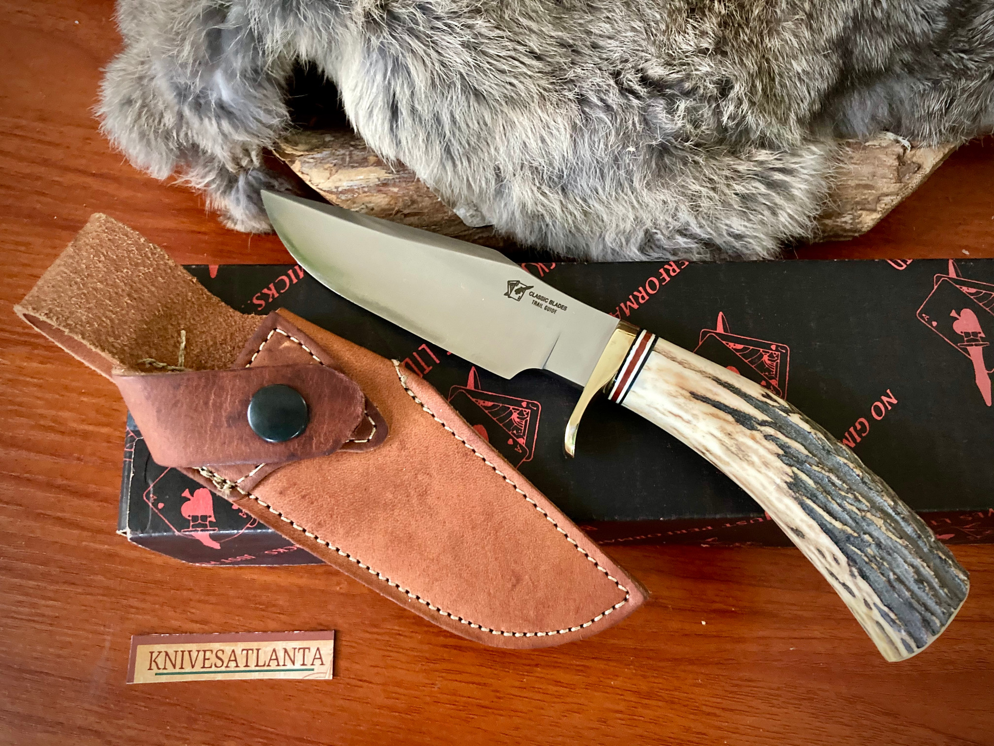 BLACKJACK KNIFE CLASSIC BLADES TRAIL GUIDE ~ STAG ~ VINTAGE BLACKJACK KNIFE CLASSIC BLADES TRAIL GUIDE ~ STAG ~ VINTAGE