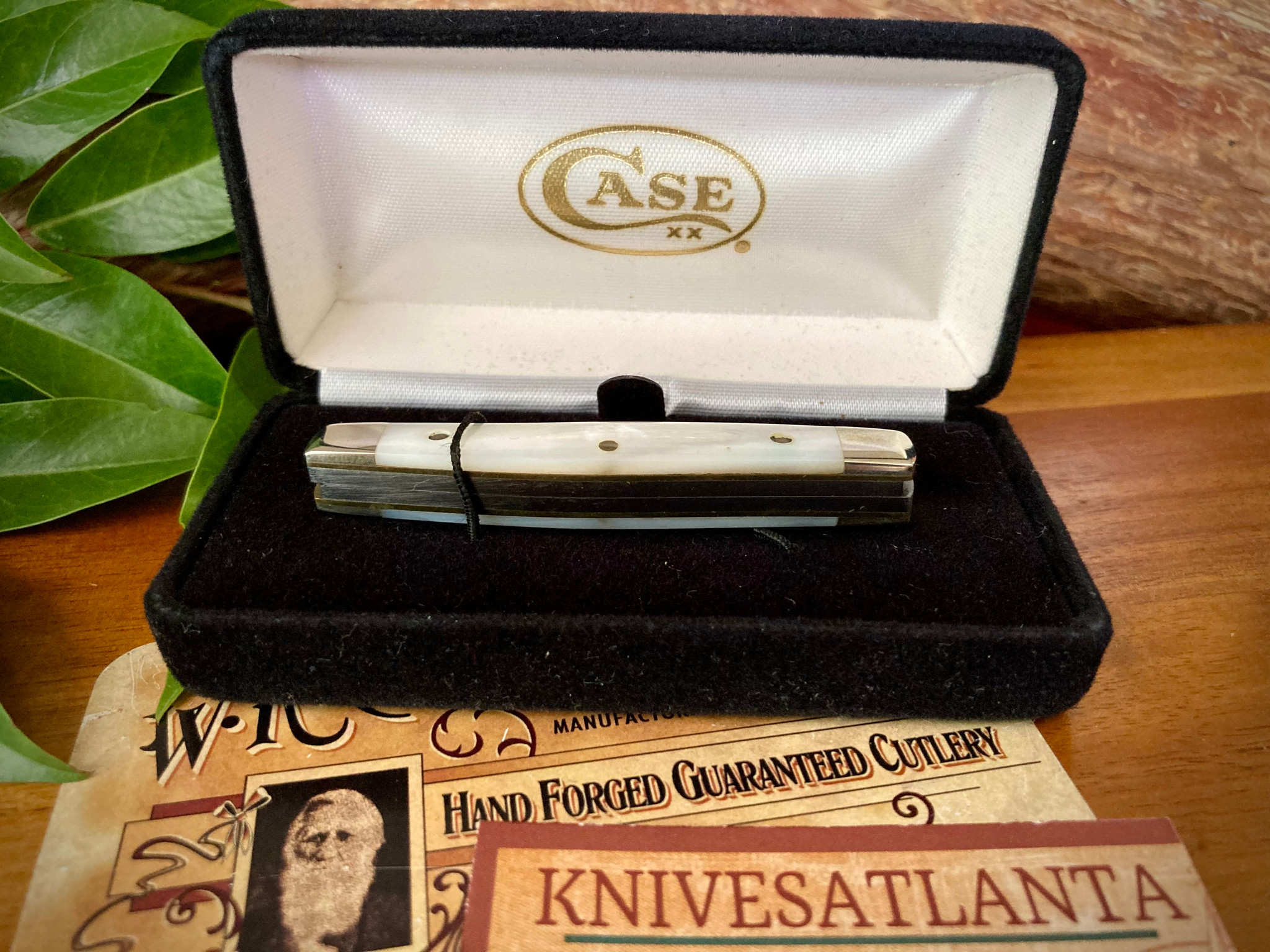 CASE XX MOTHER OF PEARL PEN KNIFE ~ SCISSORS ~ Vintage 1995