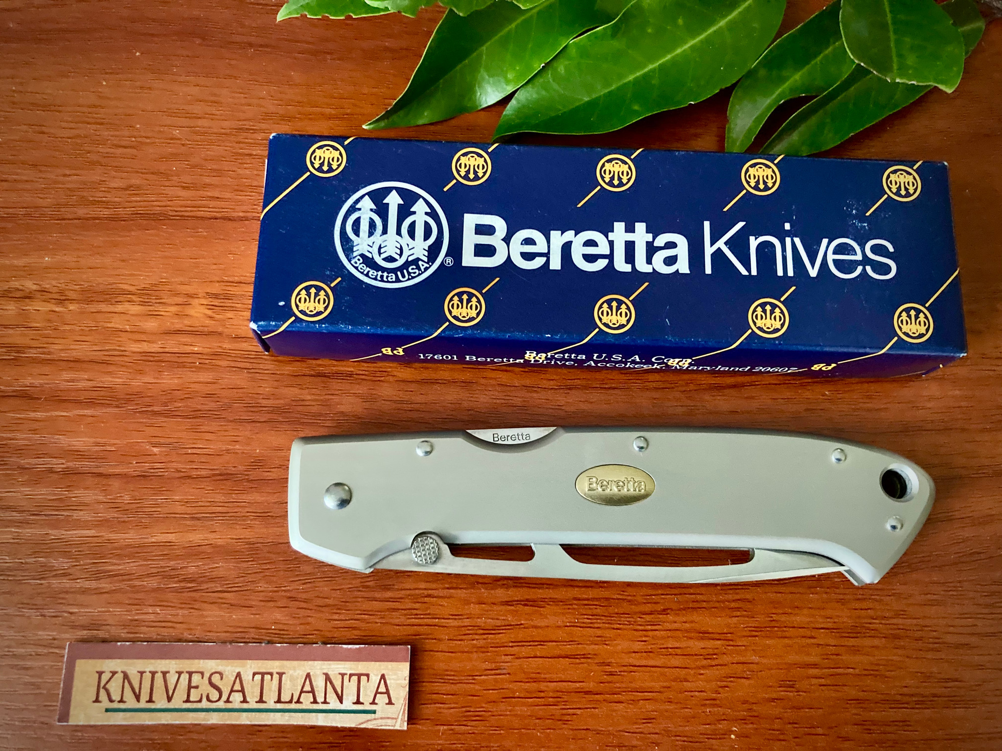 Beretta Large Airlight Folding Knife ~ Model K-AIR-3AS ~ Vintage